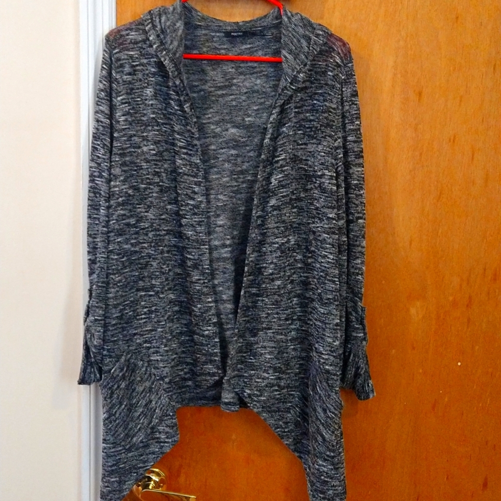 Poetry cardigan